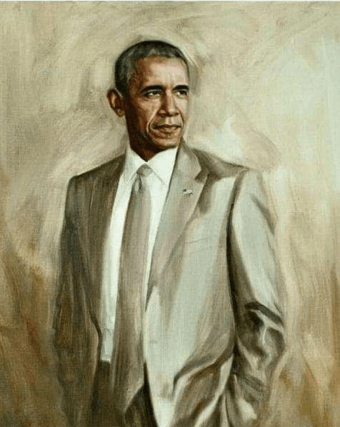 Pres Obama Portrait Only